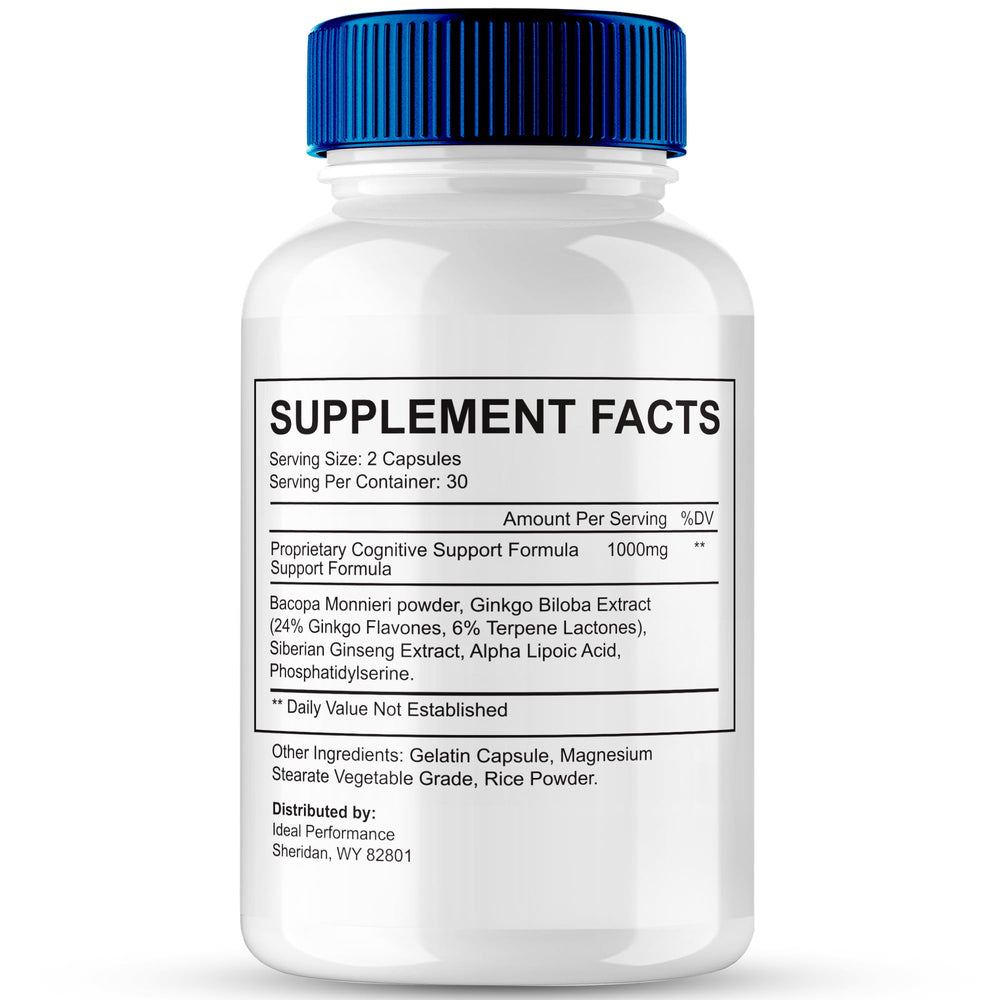 IDEAL PERFORMANCE Mind Guard bottle front with clean label design for daily use.