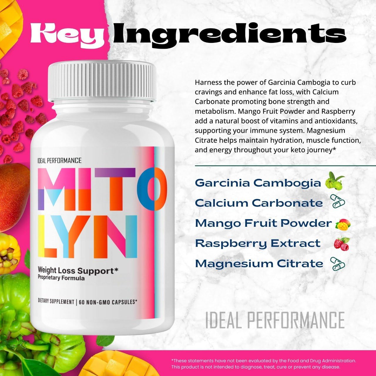 IDEAL PERFORMANCE Mitolyn 3-pack box offering value.