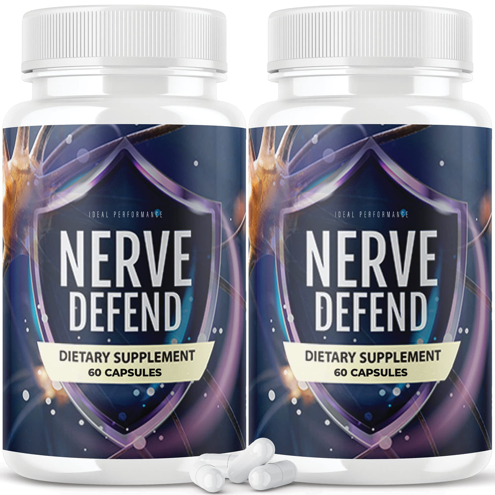 IDEAL PERFORMANCE Nerve Defend bottle with capsules for daily nerve support