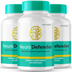 IDEAL PERFORMANCE Neuro Defender bottle close-up showing focus-support label