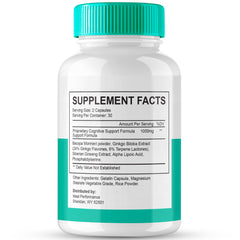 Neuro Defender capsules poured into a hand for daily cognitive support