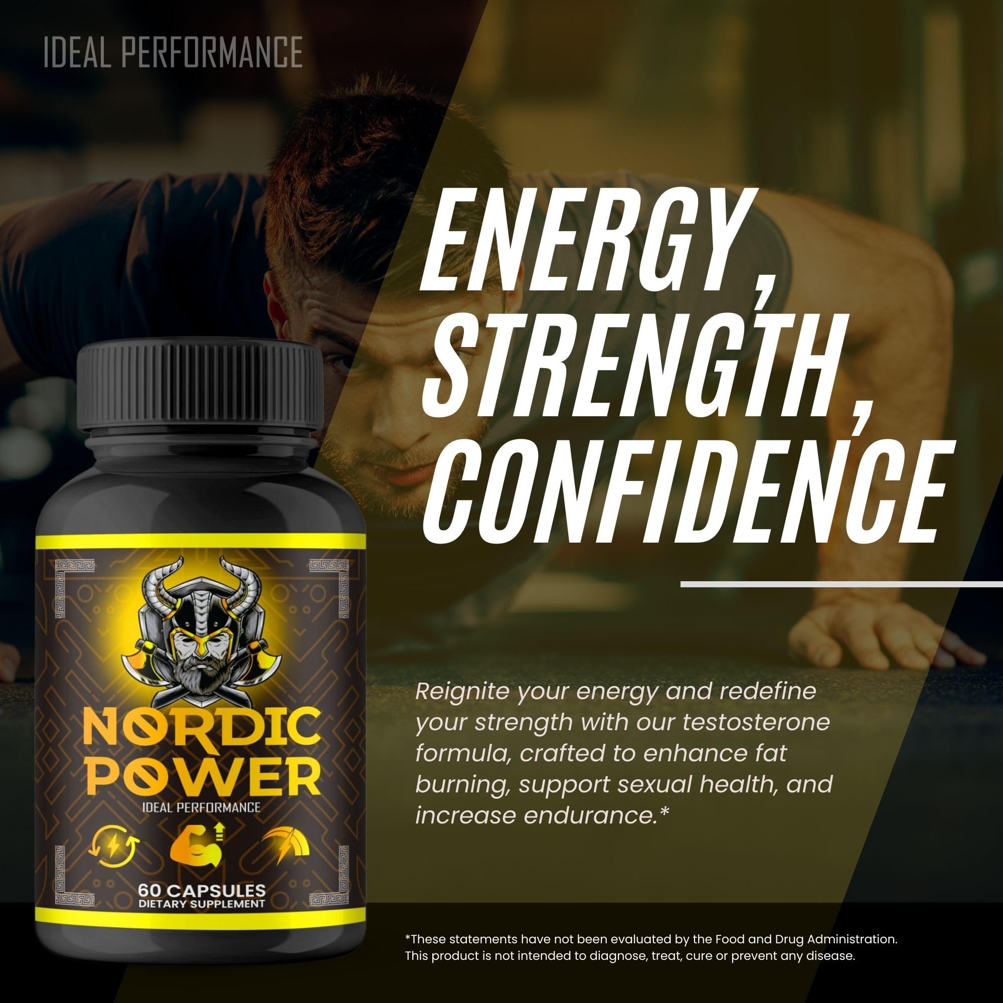 Nordic Power Pills packaging displayed for convenient energy support.