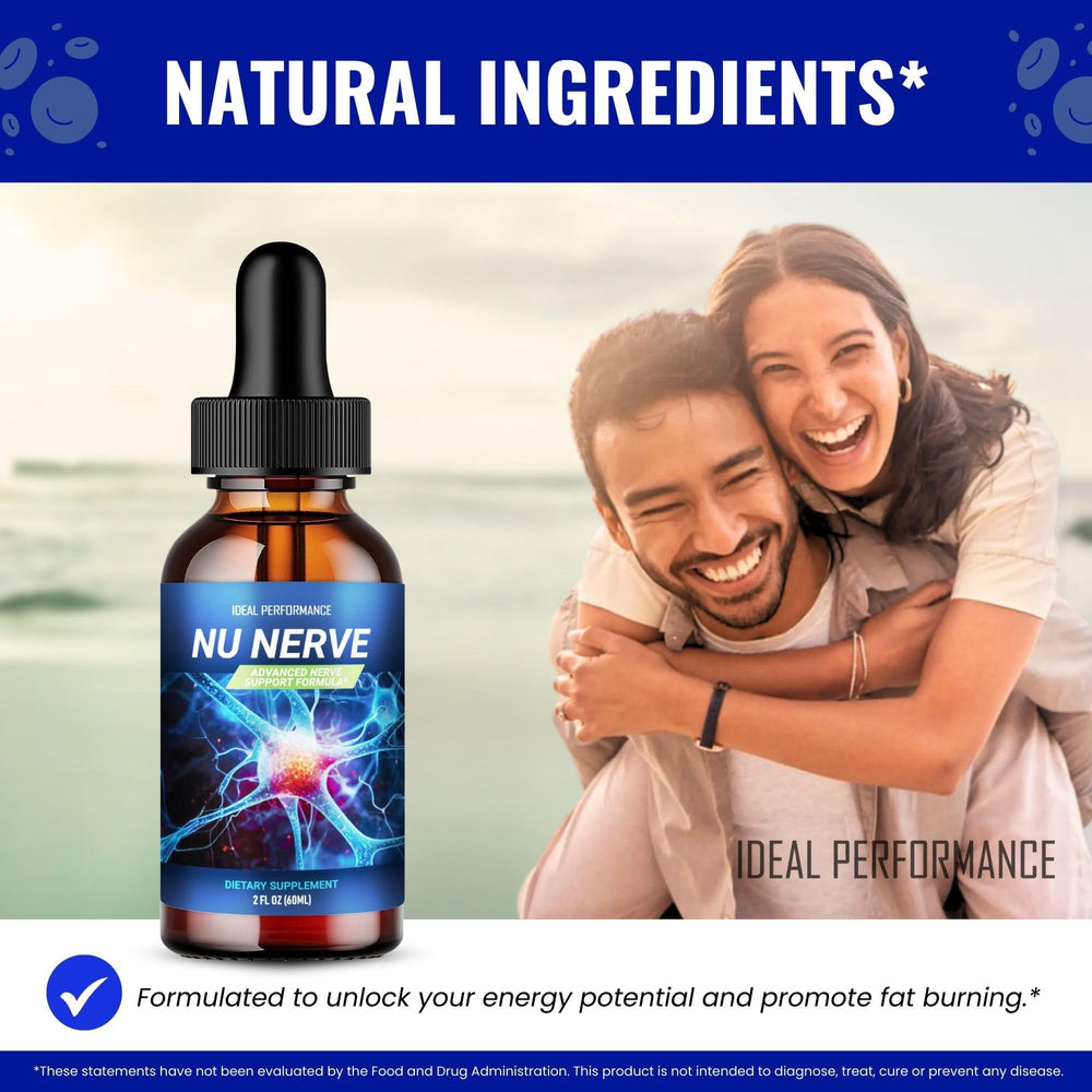 Nu Nerve Drops on a shelf conveys premium branding and visibility.