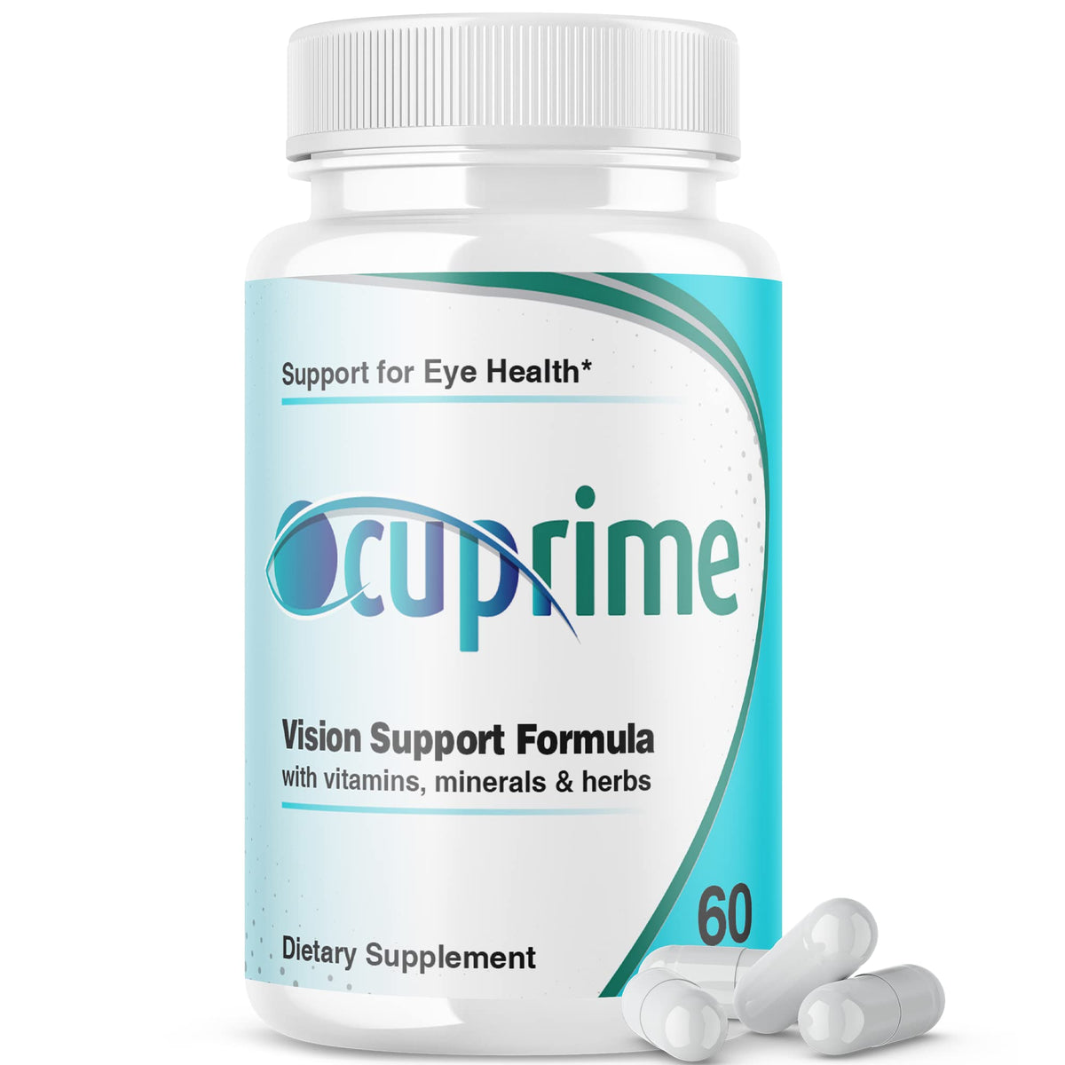 IDEAL PERFORMANCE Ocuprime bottle front view for daily eye support.