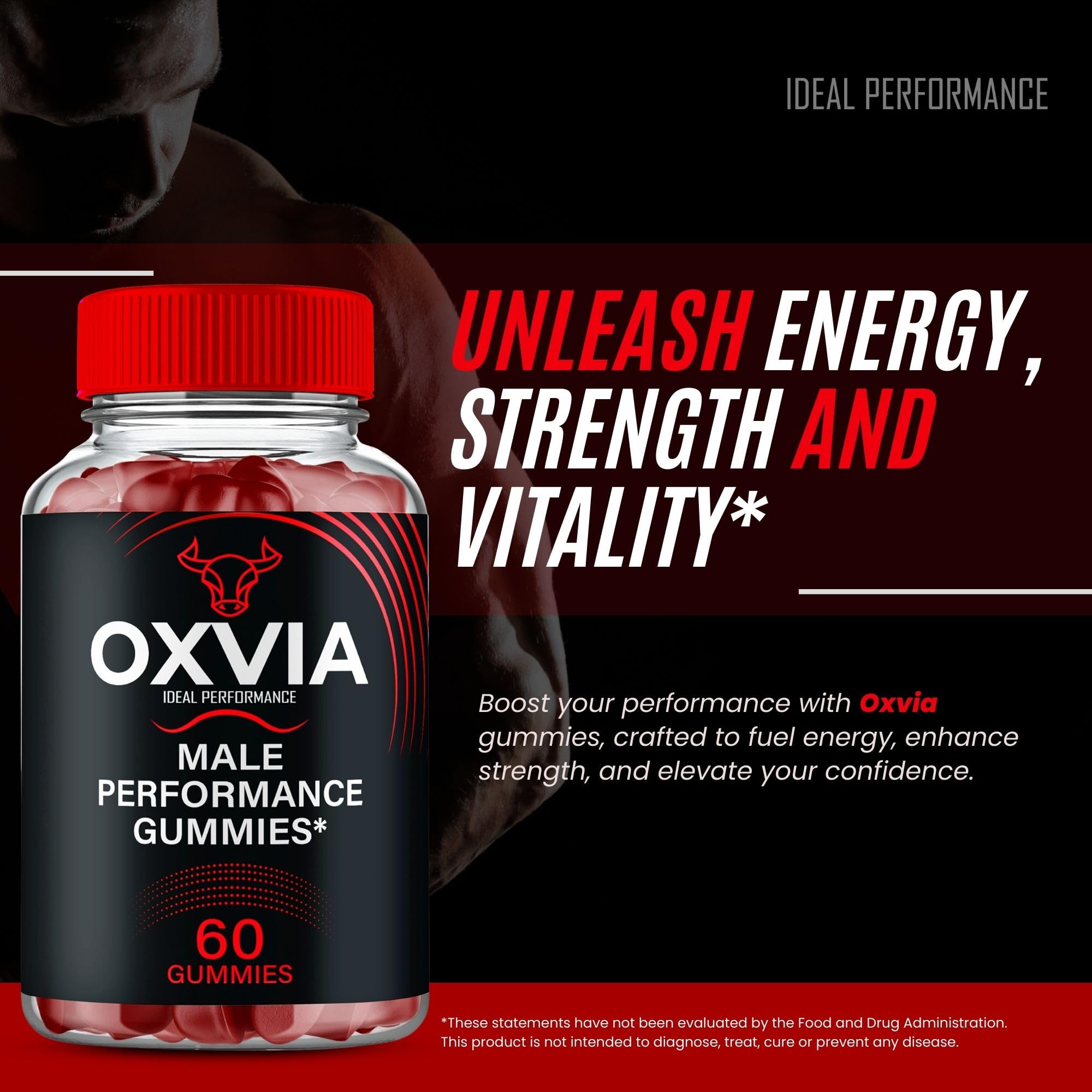 Oxvia natural ingredients imagery suggesting all-natural formula and wellness benefits.