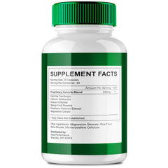 IDEAL PERFORMANCE OzemBurn Max bottle close-up highlighting all-natural formula.
