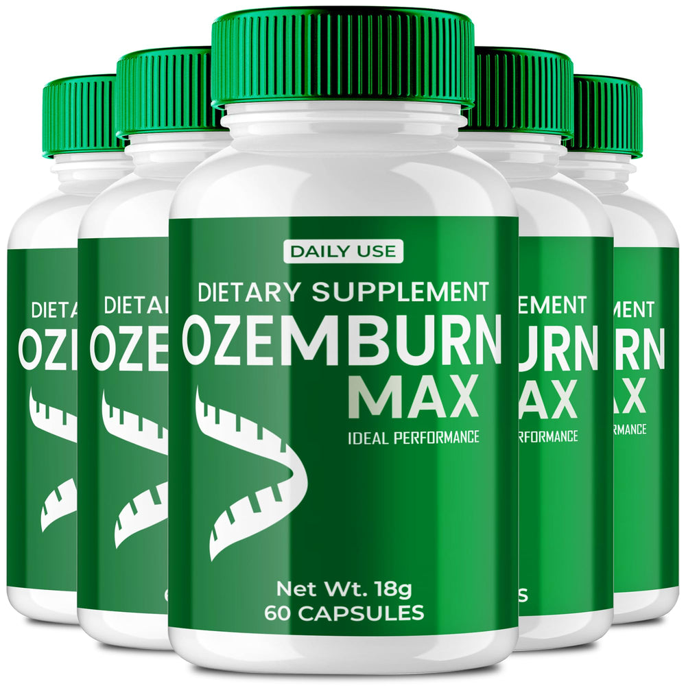 IDEAL PERFORMANCE OzemBurn Max capsules front view for active lifestyles.