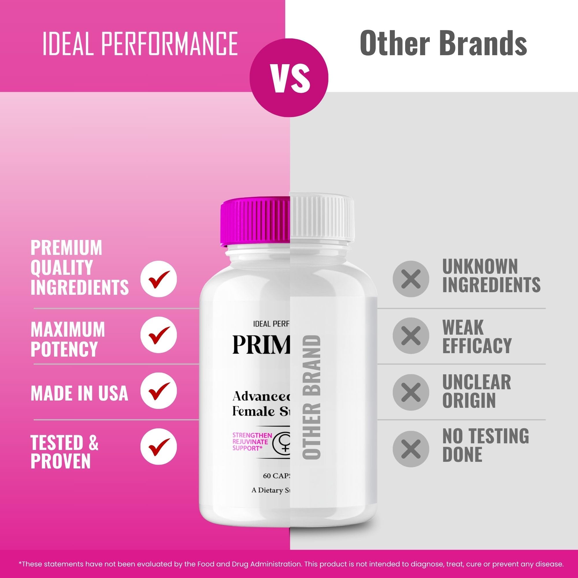 IDEAL PERFORMANCE Primera Capsules travel-friendly pack for on-the-go use