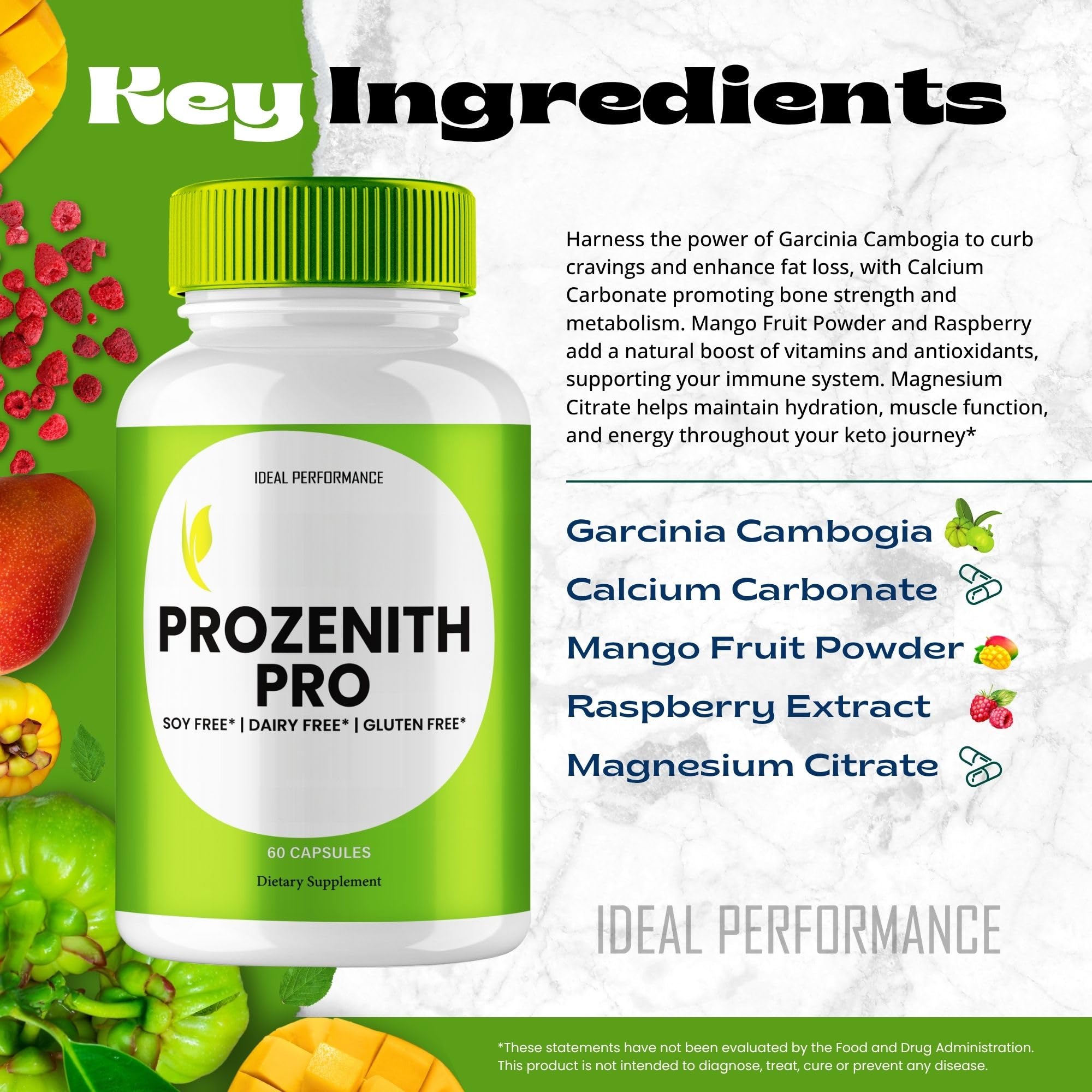 IDEAL PERFORMANCE Prozenith Capsules Pink Salt designed for on-the-go lifestyle use