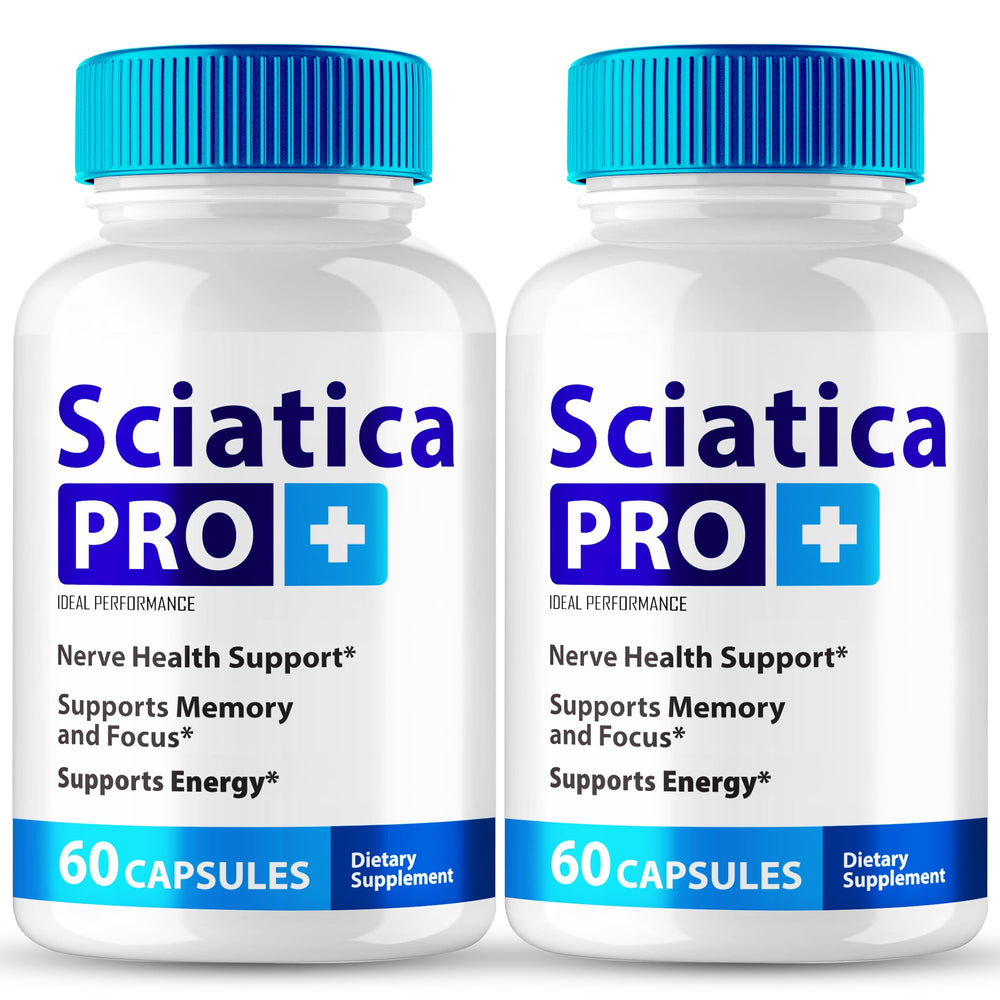 IDEAL PERFORMANCE Sciatica Pro Plus capsules bottle for daily nerve support.