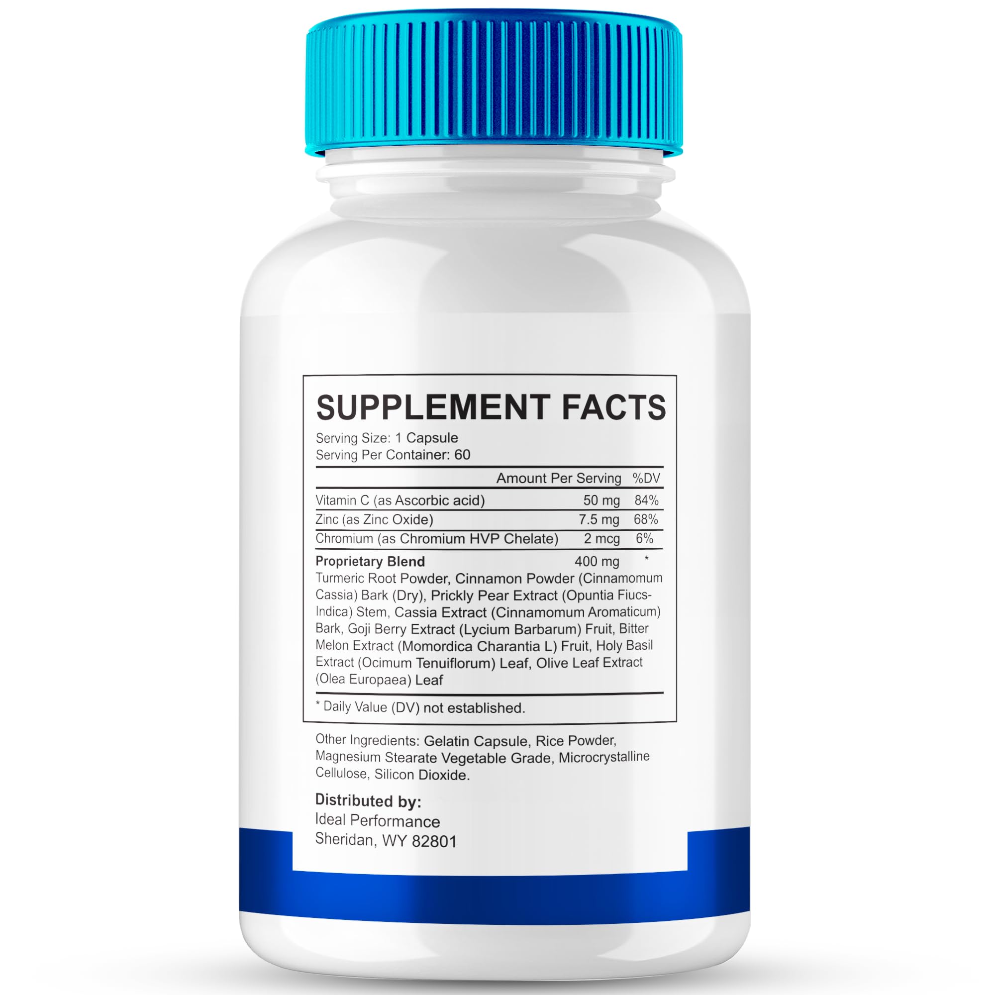 IDEAL PERFORMANCE Sciatica Pro Plus nerve support pills in a bottle for daily use.