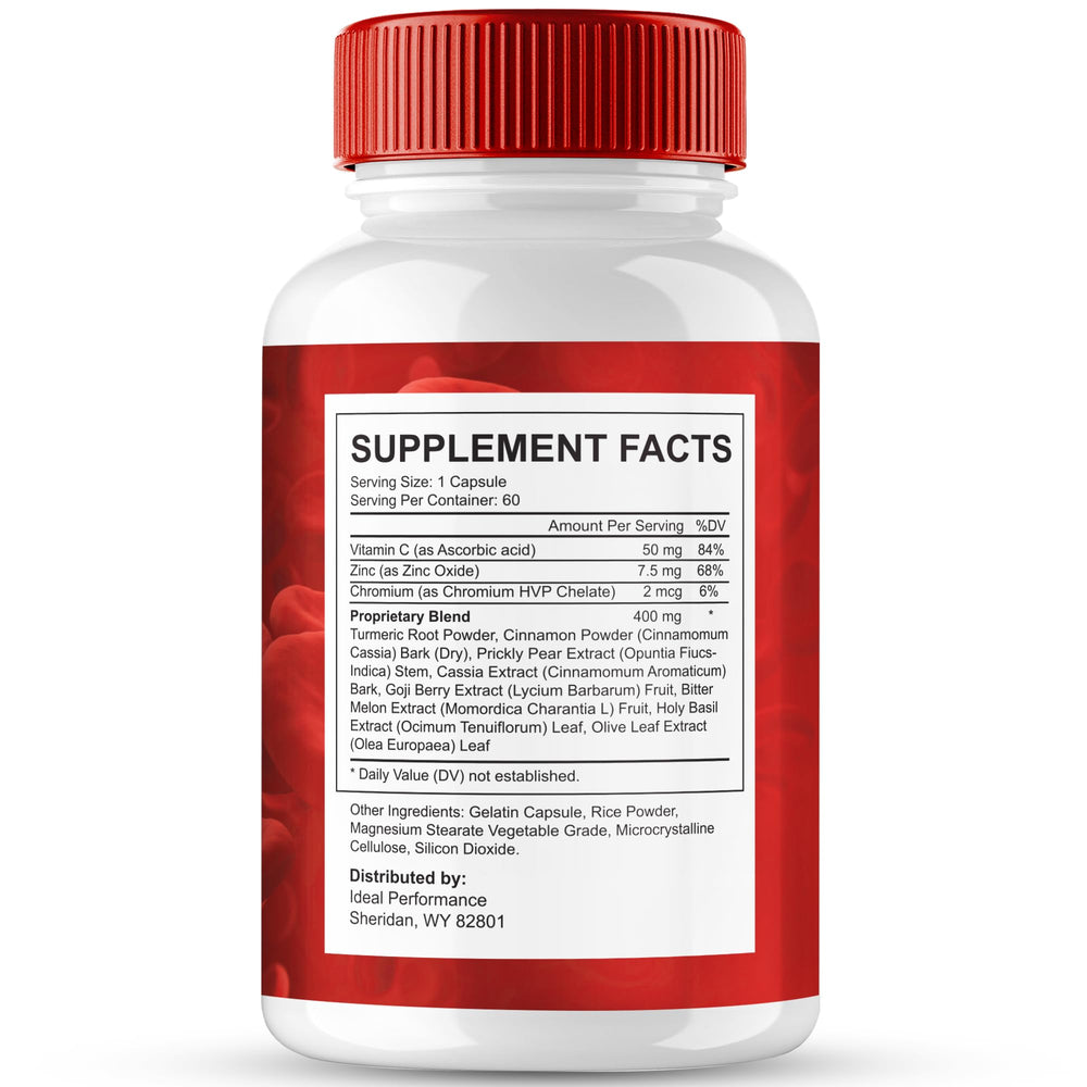 Close-up of Sugar Mute capsules for easy daily ingestion.