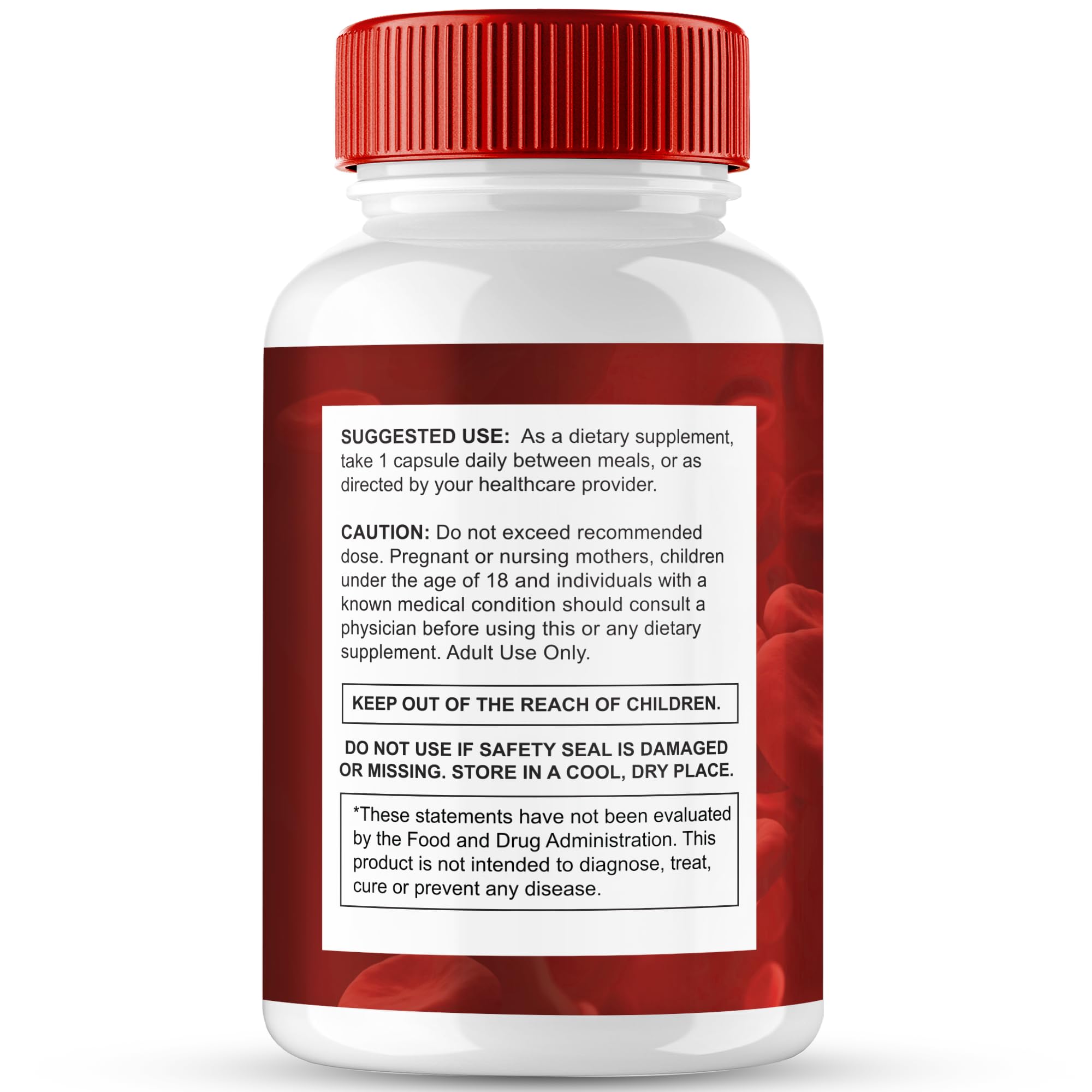 Sugar Mute label close-up highlighting all-natural ingredients.