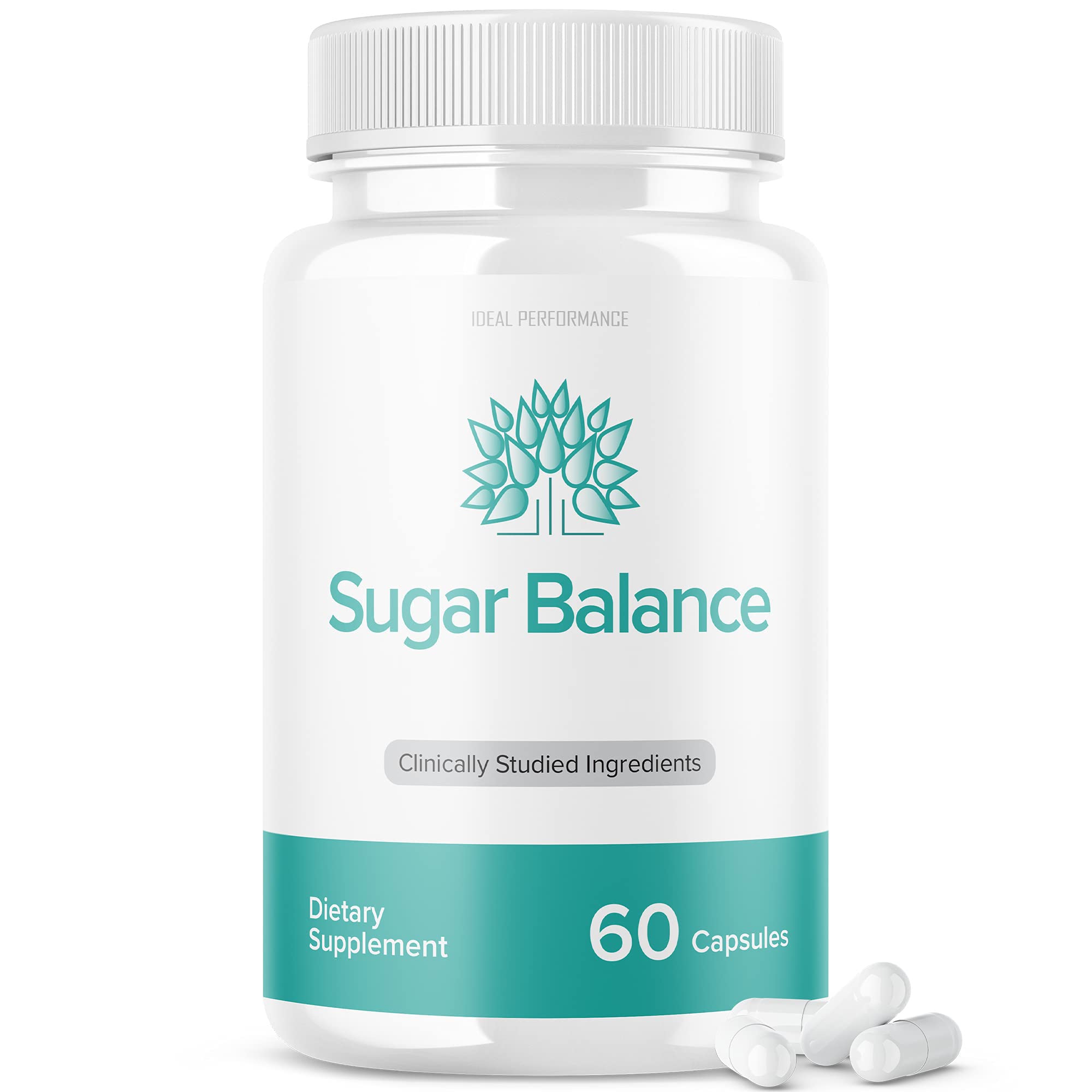 IDEAL PERFORMANCE SugarBalance capsules close-up for daily support
