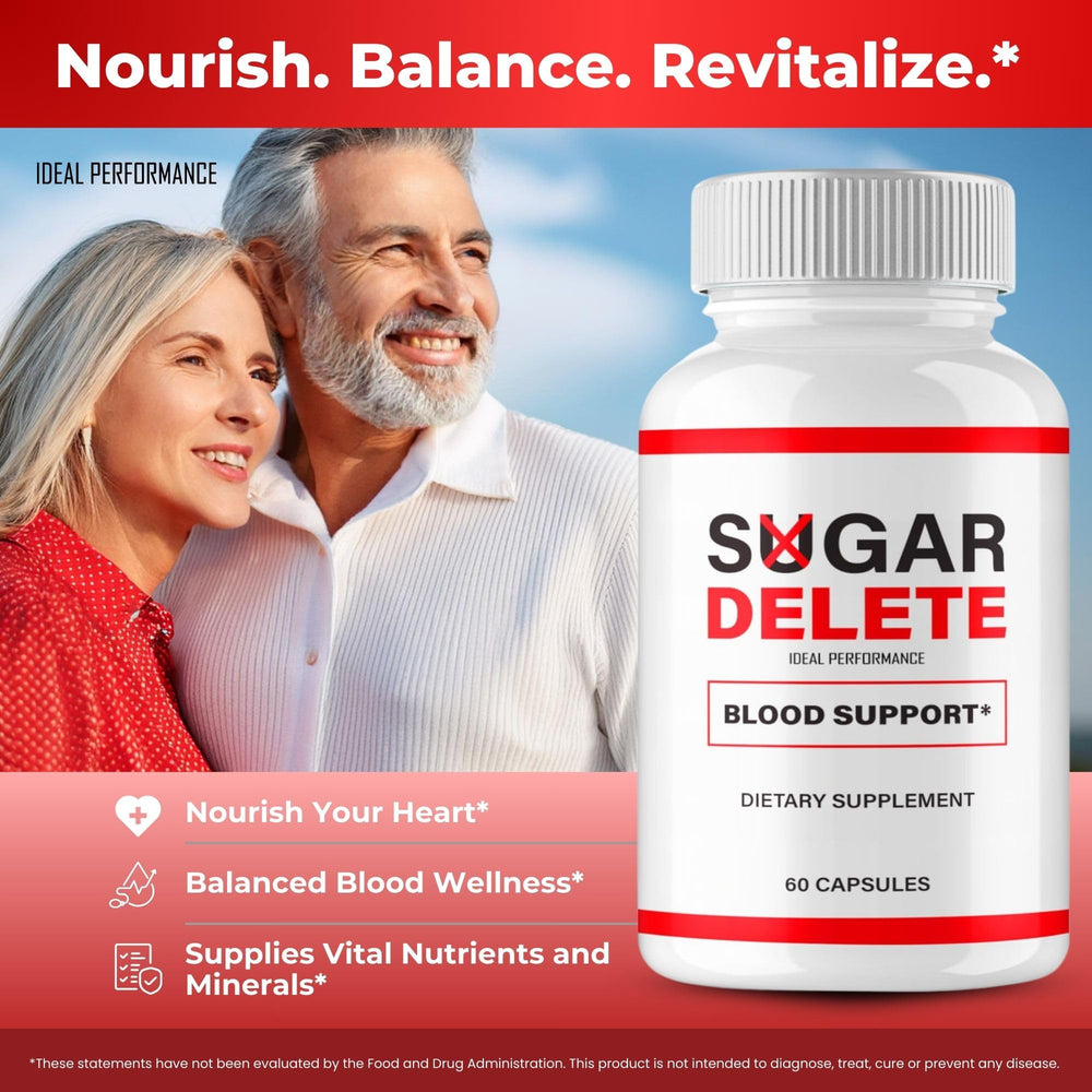 IDEAL PERFORMANCE Sugar Delete in-hand view shows easy intake for routines.