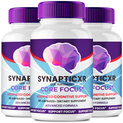 IDEAL PERFORMANCE Synaptic XR bottle front with all-natural capsules for daily support