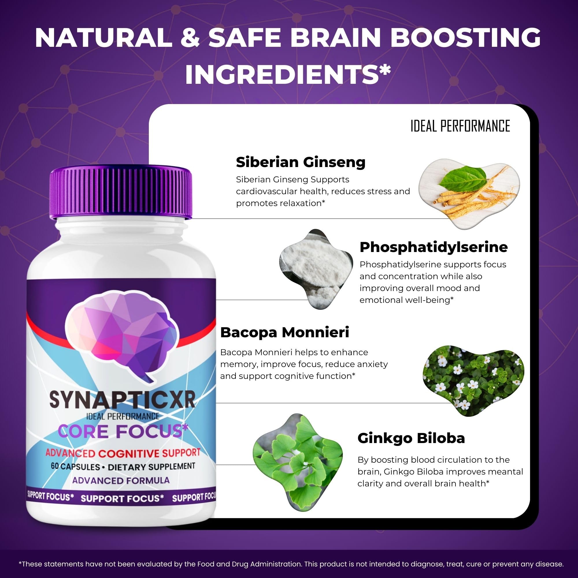 IDEAL PERFORMANCE Synaptic XR box display emphasizing compact packaging