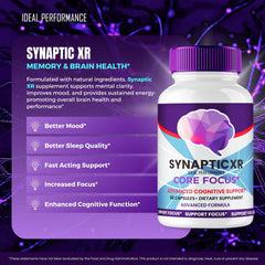 IDEAL PERFORMANCE Synaptic XR pack image displaying a three-bottle value pack