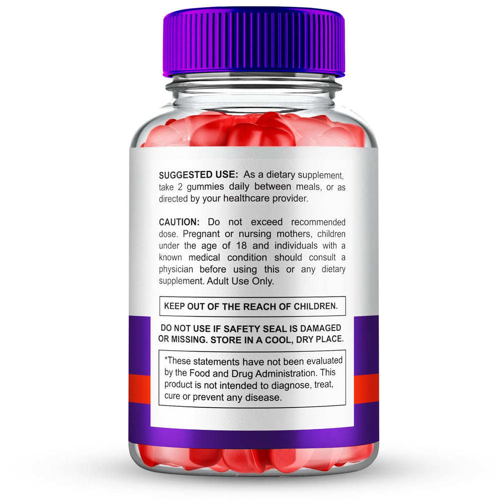 IDEAL PERFORMANCE Ultra Quick Keto ACV Gummies jar label highlights natural ingredients.