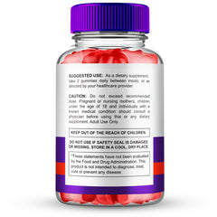IDEAL PERFORMANCE Ultra Quick Keto ACV Gummies jar label highlights natural ingredients.