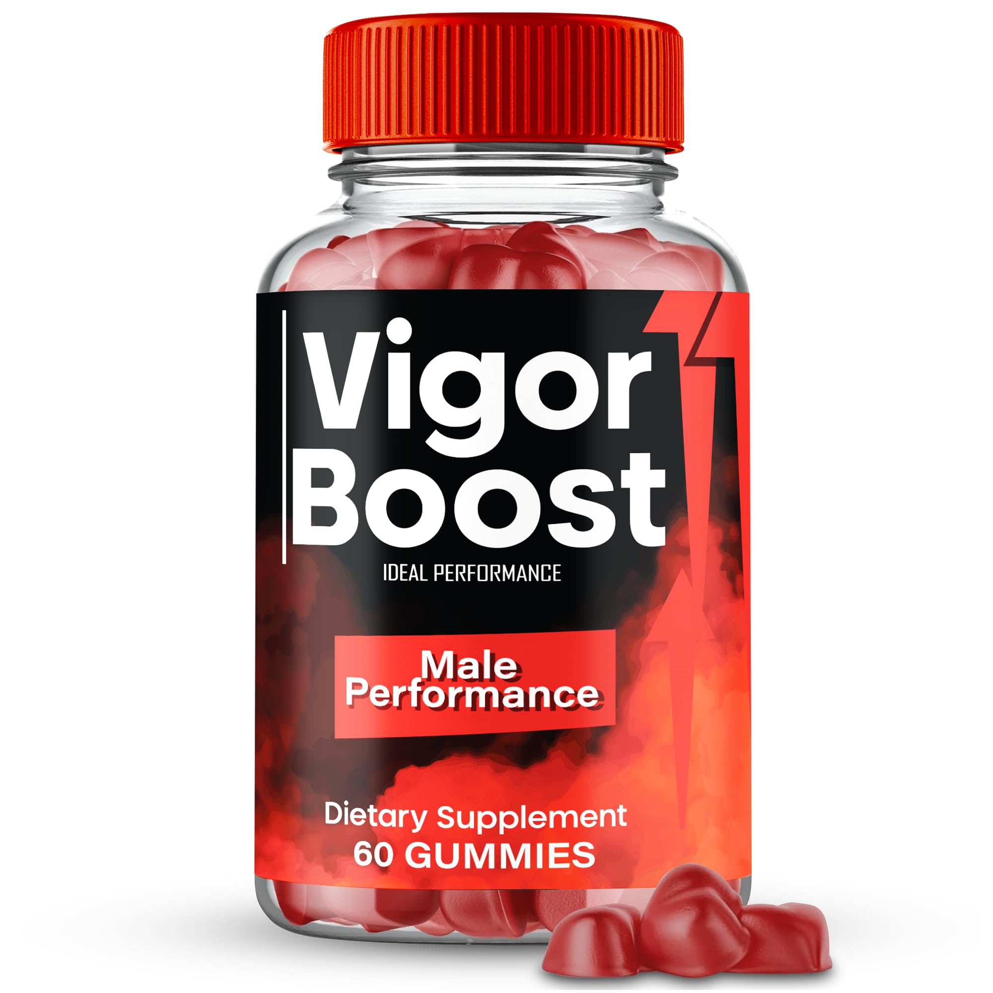 IDEAL PERFORMANCE Vigor Boost Gummies bottle for easy daily energy support.