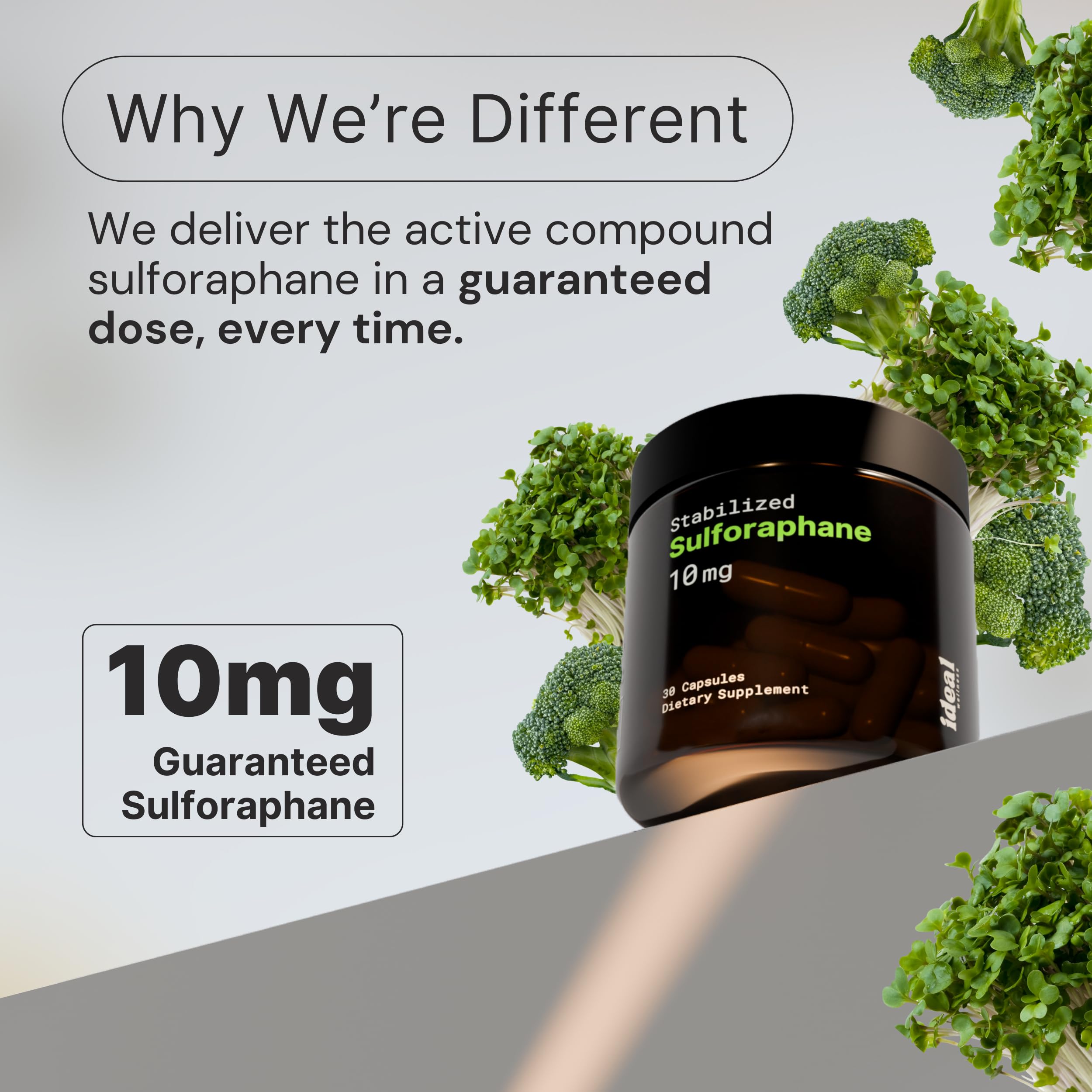 Plant-based detox support label from Ideal Wellness bottle