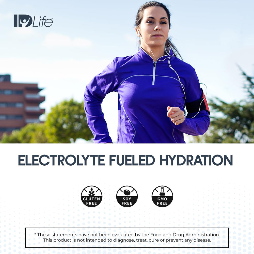IDLife Grape Hydrate MCTs visual, adds smooth energy and mouthfeel.