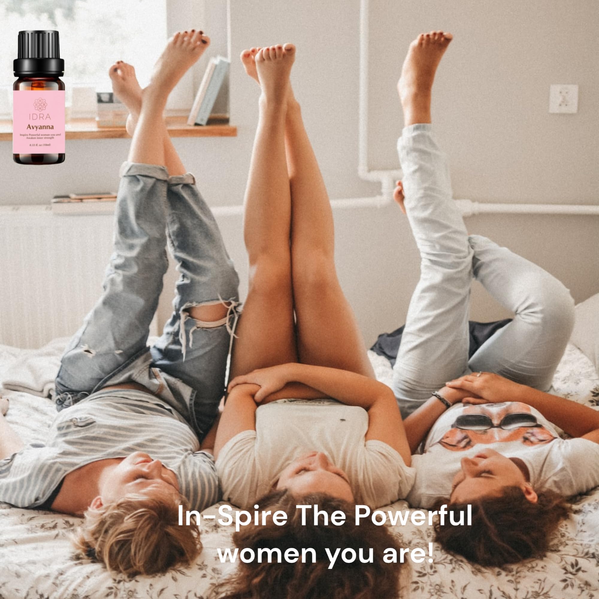 IDRA Avyanna diffuser mist creates a mood-boosting atmosphere.