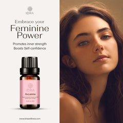 Pour IDRA Avyanna oil to fragrance your room with Jasmine and Vanilla.