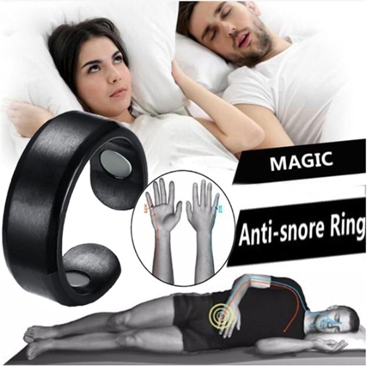 IENRGJ Lymphatic Therapy Ring aids natural energy flow for daily comfort.