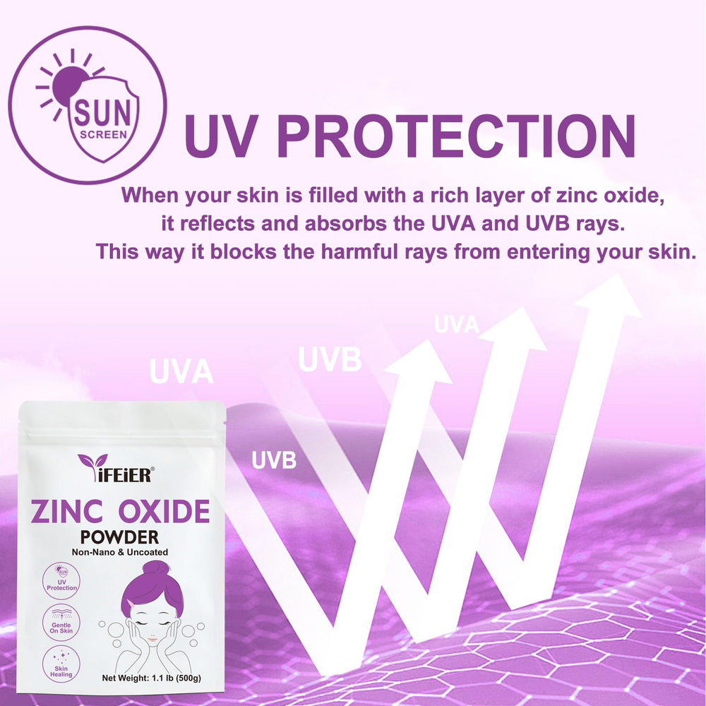 iFEiER Zinc Oxide Powder suitable for lotions and deodorants.