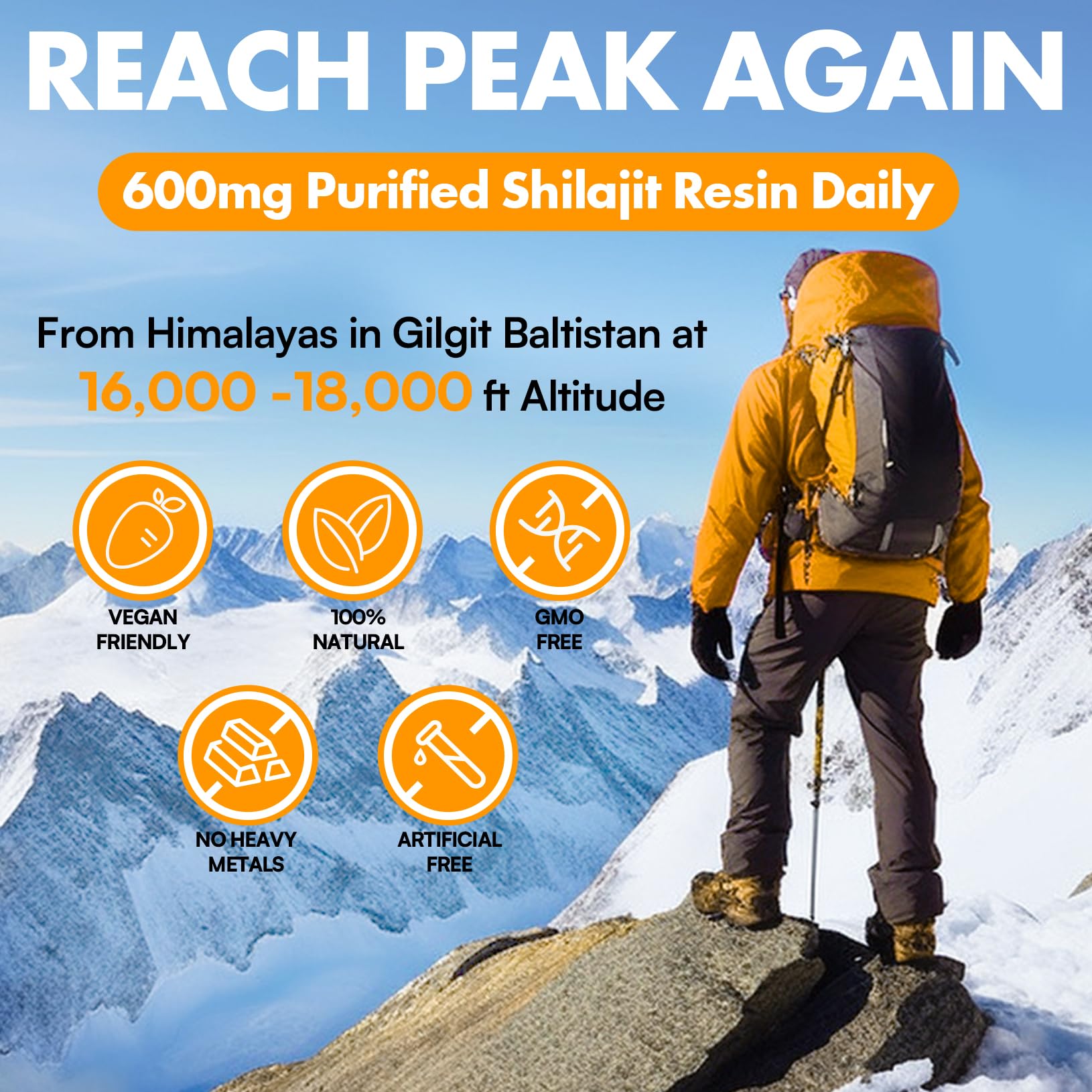 ifendly Shilajit Resin fulvic and humic acids support natural mineral delivery