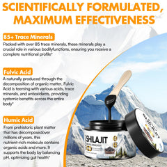 ifendly Shilajit Resin designed for sublingual use for quick absorption