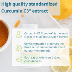 Igennus Advanced Curcumin C3 Complex dispersion technology graphic illustrating rapid uptake