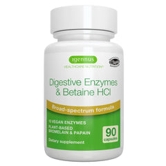 Igennus Fast Action Digestive Enzymes bottle for quick nutrient release