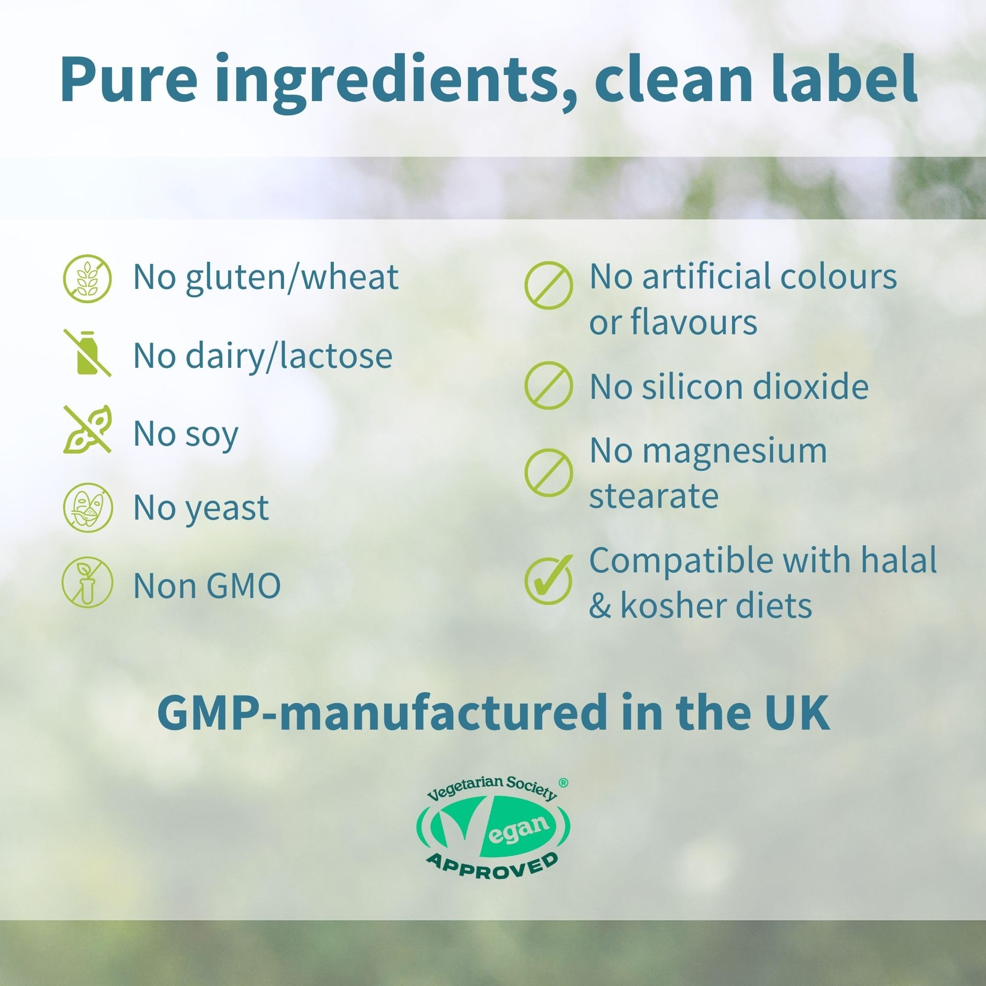 Igennus GMP UK stamp indicates high manufacturing standards and quality.