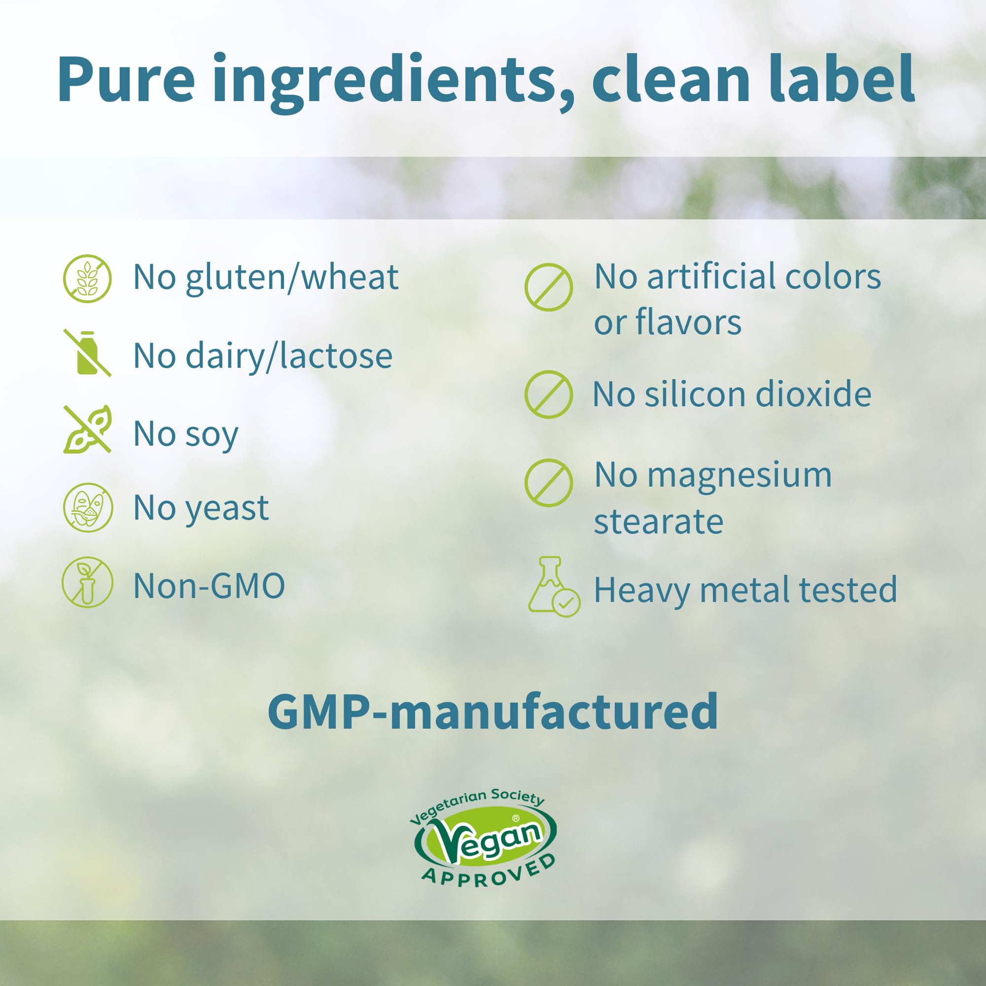 Igennus packaging is recyclable and BPA-free, aligning with clean label choices.
