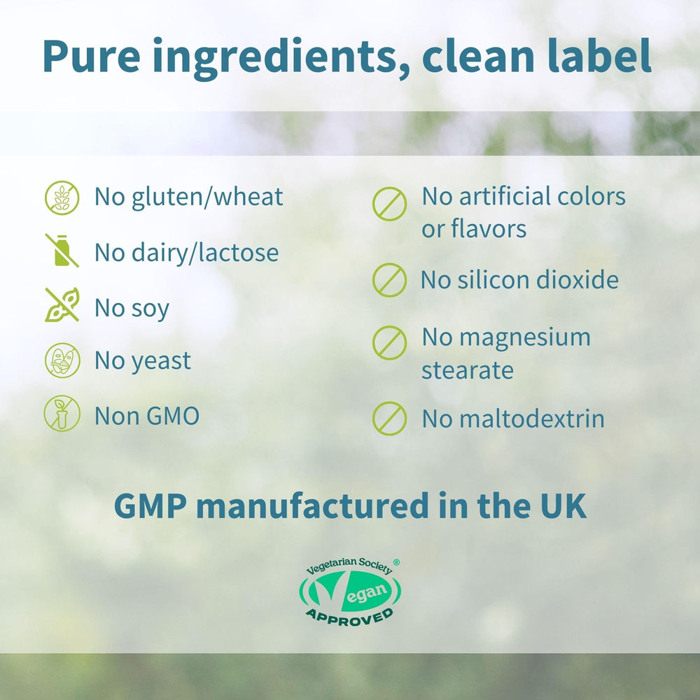 UK GMP manufacturing stamp on Igennus packaging.