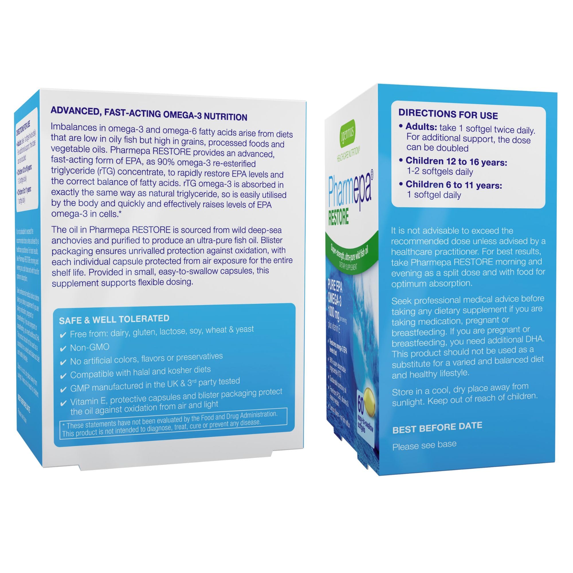 Igennus Pharmepa Restore independently tested for contaminants