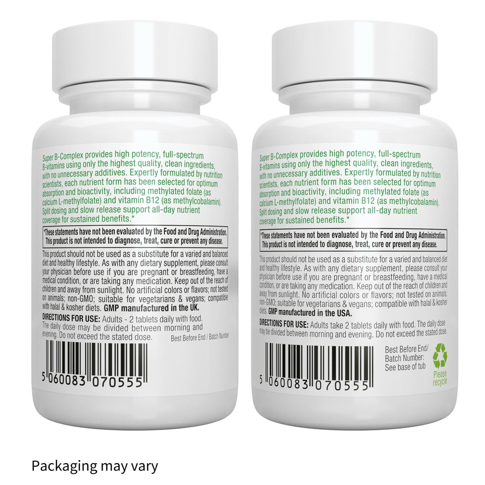 Igennus Super B-Complex lab-verified stamp signifies trusted quality