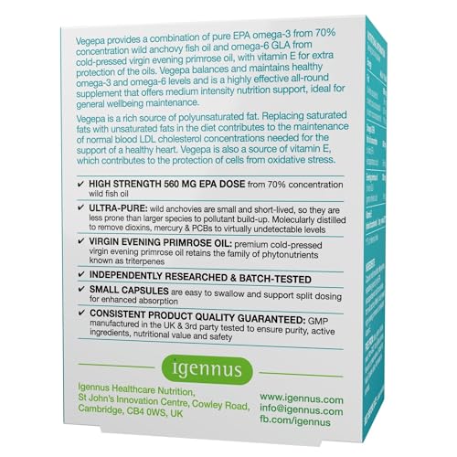 Friends of the Sea logo on Vegepa packaging demonstrates responsible sourcing