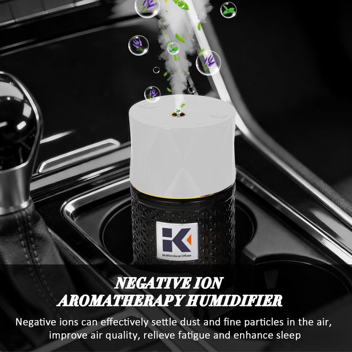 Ikeda diffuser car-compatibility fits cup holders for travel aromatherapy