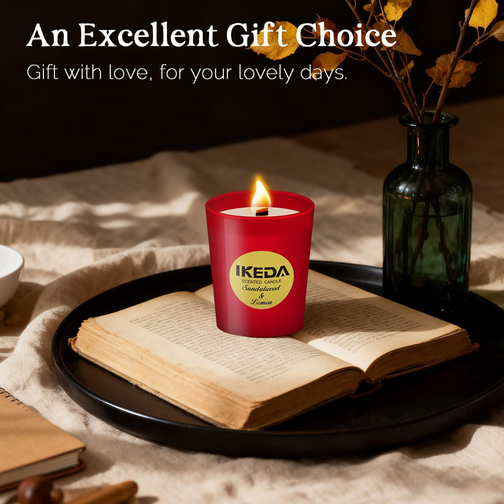 Ikeda Essoil non-toxic label highlights safe home fragrance.