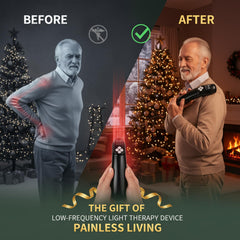 iKeener 3-in-1 red-light therapy diodes close-up, supports balanced care.