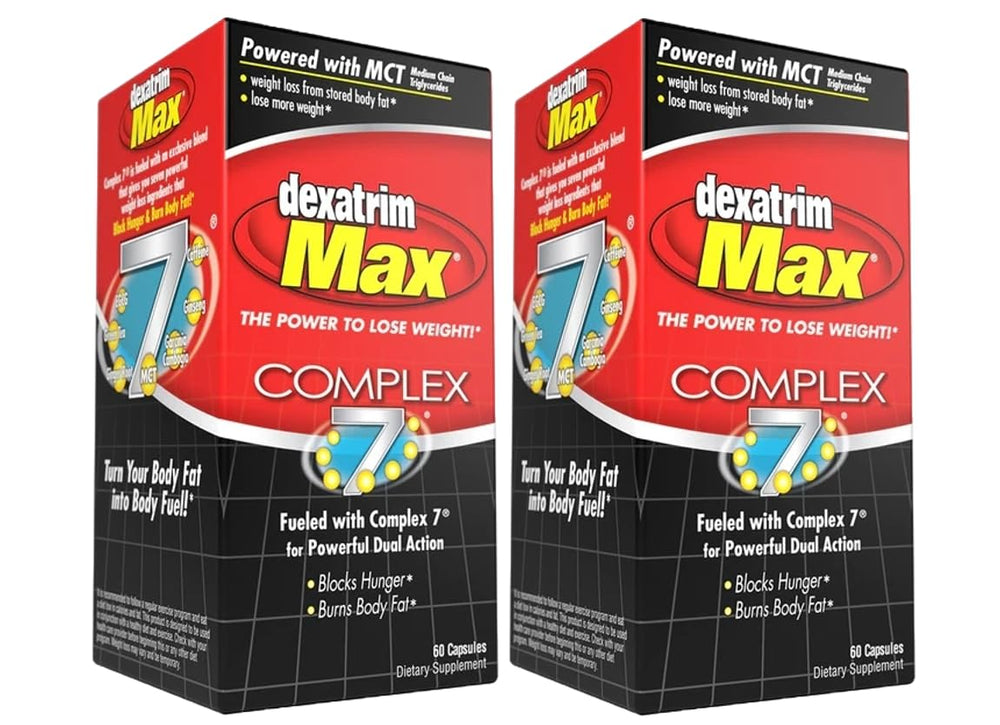 ILIOS Dexatrim Max Complex-7 bottle front showing appetite management support.