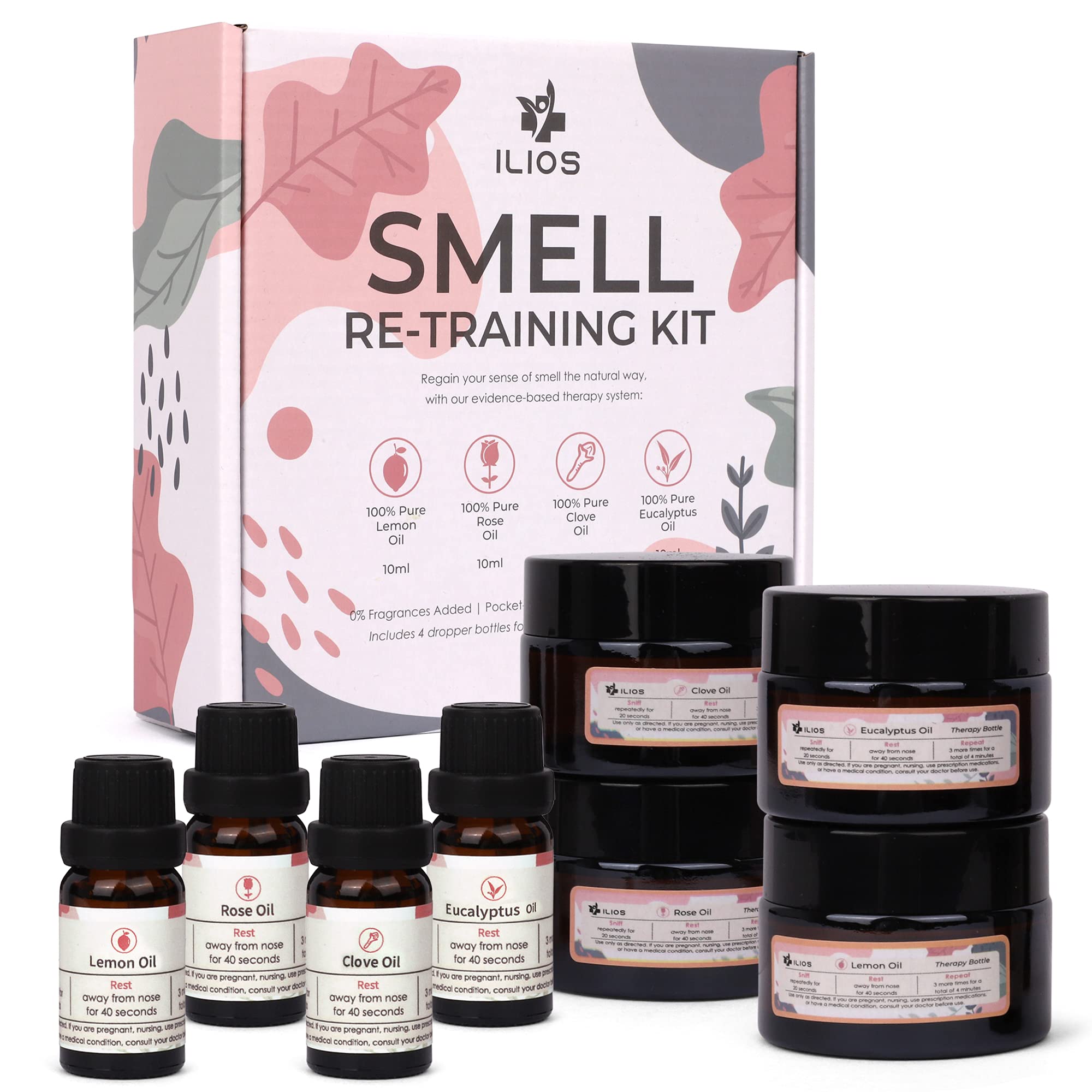 ILIOS olfactory training kit front view for scent exploration
