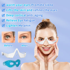 Iljimae ergonomic eye-contour 3D design hugs the eye shape for even light exposure.