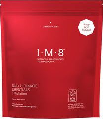 IM8 Daily Ultimate Essentials tub displayed as a daily wellness foundation.