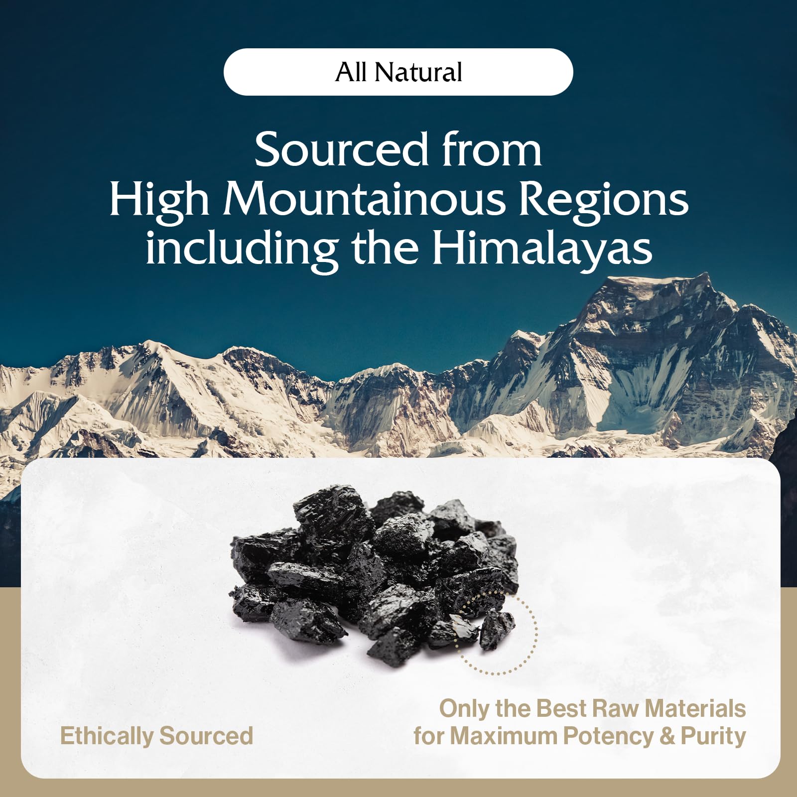 Pürblack Live Resin Pure Gold Shilajit – Organic Shilajit with 80+ Minerals | USA Made, 60 Servings