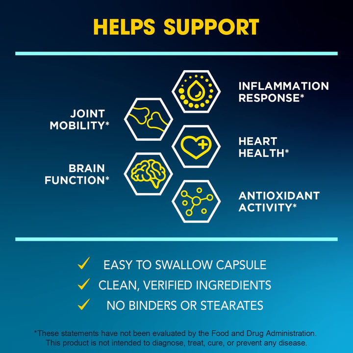 Product image 2: BioEmblem Turmeric Curcumin with Clinically Studied TurmiPure - 1 Small Cap Daily, 24x More Absorption Than Others - Joint Support, Healthy Inflammation Tumeric Supplements - Non-GMO - 30 Servings